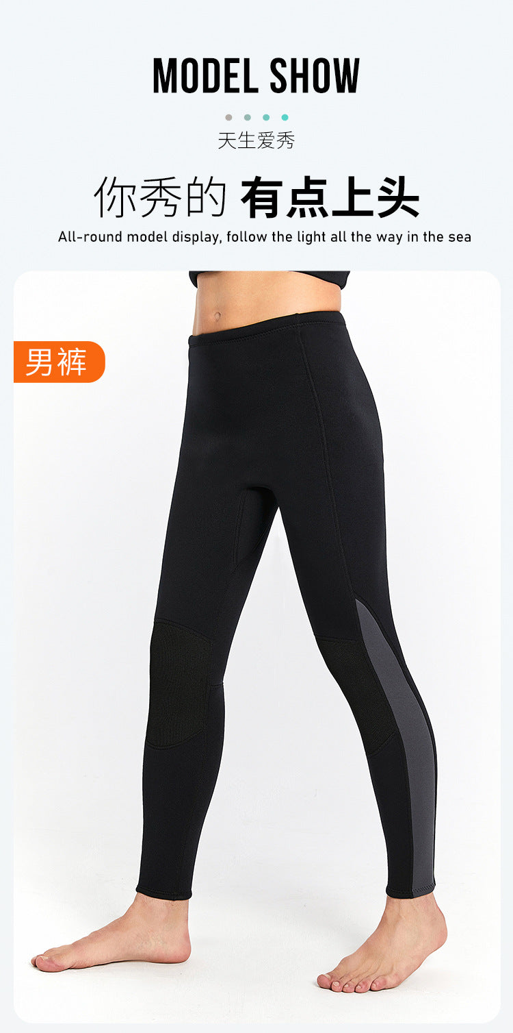 1.5/2/3mm Neoprene Surf Pants Wetsuit Diving Shorts Kitesurf Swimming Trunks Women Men Pants For Snorkeling Kayaking Drifting