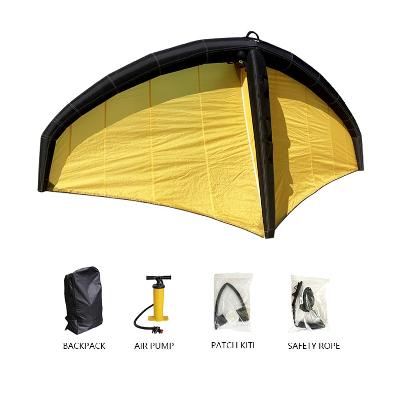 4M/5M/6M Inflatable Wingfoil Sail  Foiling Wind Kite Surf Board Wingsurf Kitesurf Windsurf Kitewing SUP Wingboard Wings