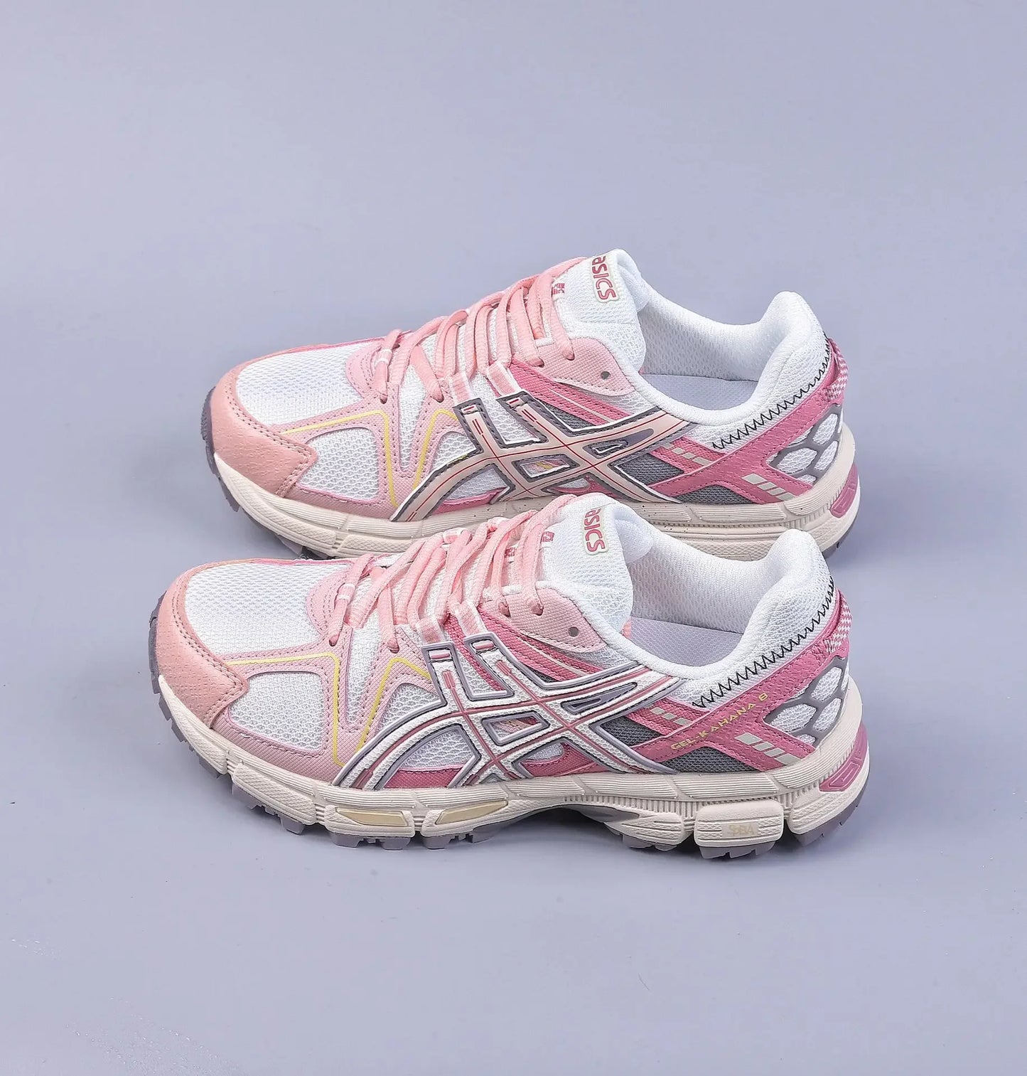 Asics GEL Kahana 8 Original Women Running Shoes PINK Cushion Stability Aics GEL Running Kahana8 Breathable Sport Sneakers