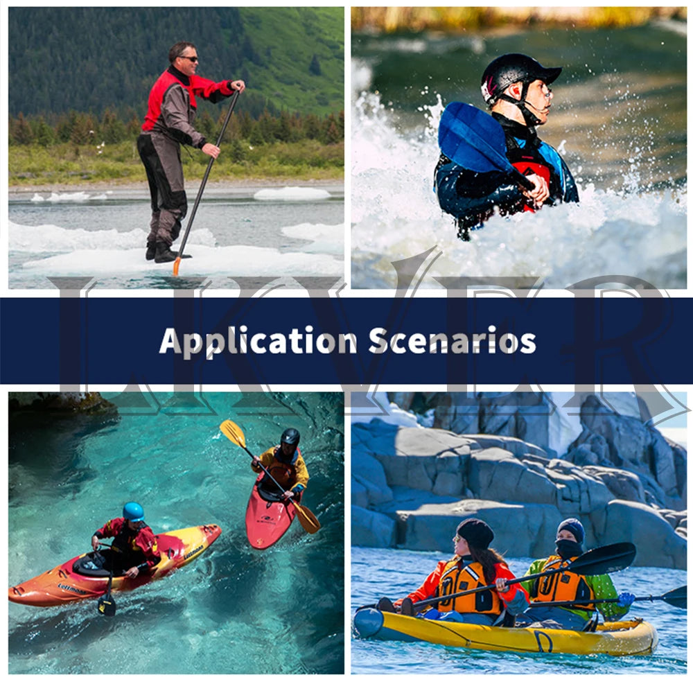 High Quality  Kayak Dry Suit for Men Waterproof Fabric Drysuit With Latex on Neck and Wrist White Water River Boat Pending