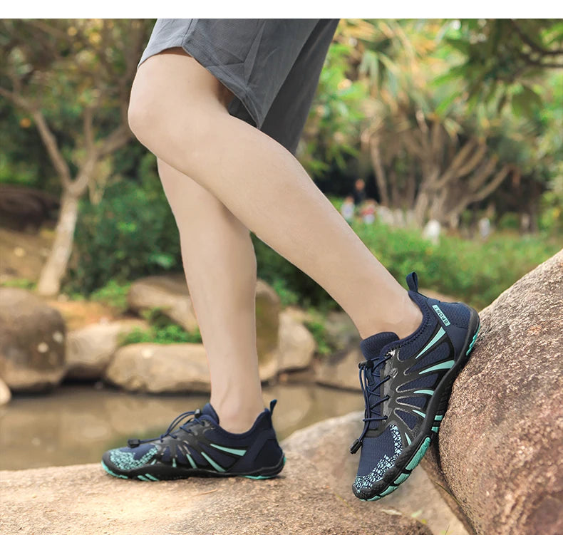 Men's Water Shoes Rubber Soles Nonslip Breathable Fast Drying Shoes Leisure Climbing Beach Swimming Shoes 2024 New