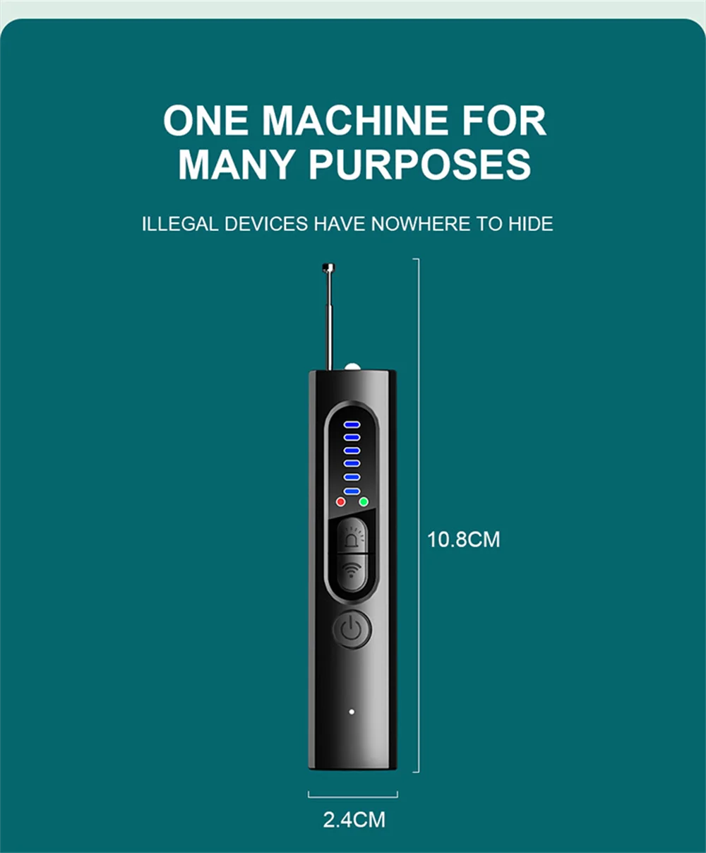 Gps Tracker Detector Multifunctional Hotel Infrared Anti-Positioning Anti-Eavesdropping Tracking Scanning Camera Detector