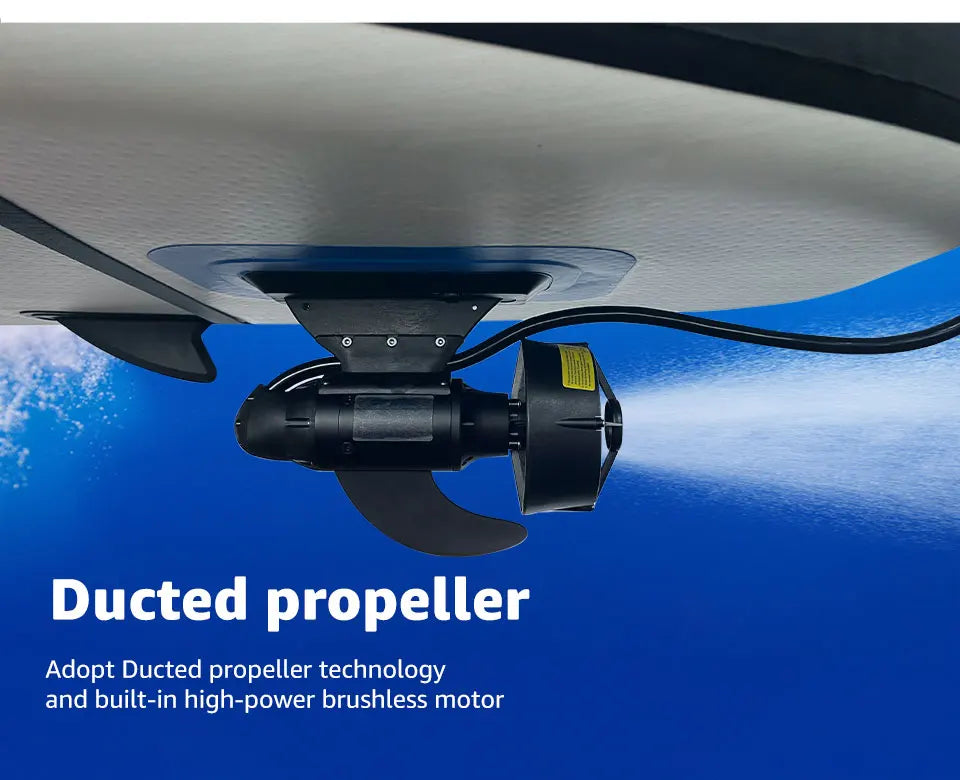 Electric Motor With  Battery Case Fishing Electric Fin Stand Up Paddle Board Push Motor E Fin SUP Surf Kayak POWER FIN