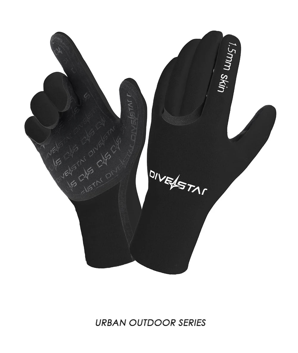 1.5mm Neoprene Diving Gloves Cut Resistant Keep Warm for Snorkeling Paddling Surfing Kayaking Canoeing Spearfishing Water Sports