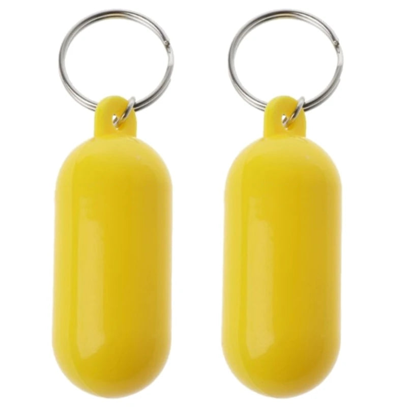 2x Kayak Floating Keyring Buoyant Key Rings Marine Sailings Boat Float Keychain