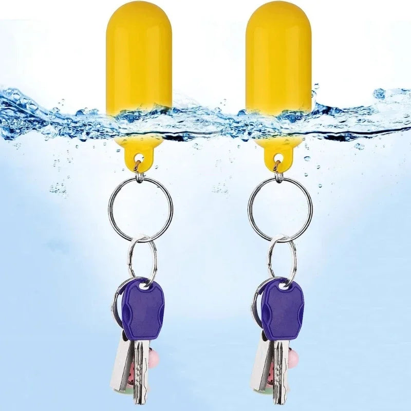 2x Kayak Floating Keyring Buoyant Key Rings Marine Sailings Boat Float Keychain