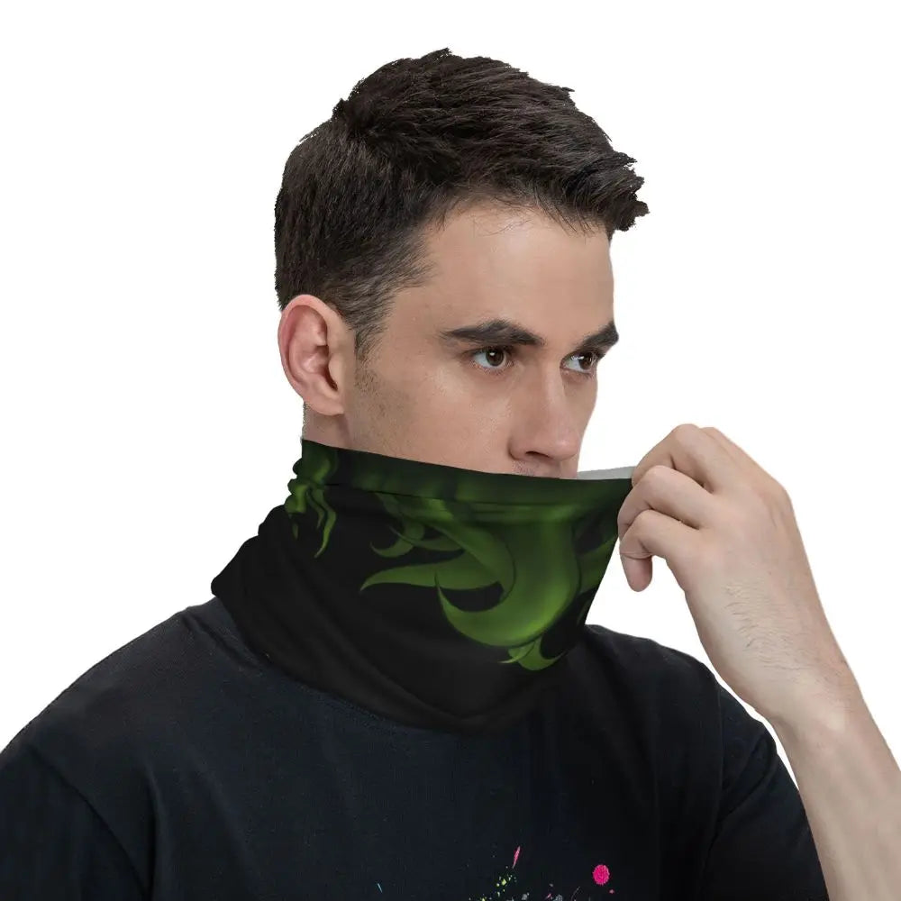 Cthulhu Mask Bandana Neck Cover Printed Face Scarf Multi-use FaceMask Outdoor Sports For Men Women Adult Windproof