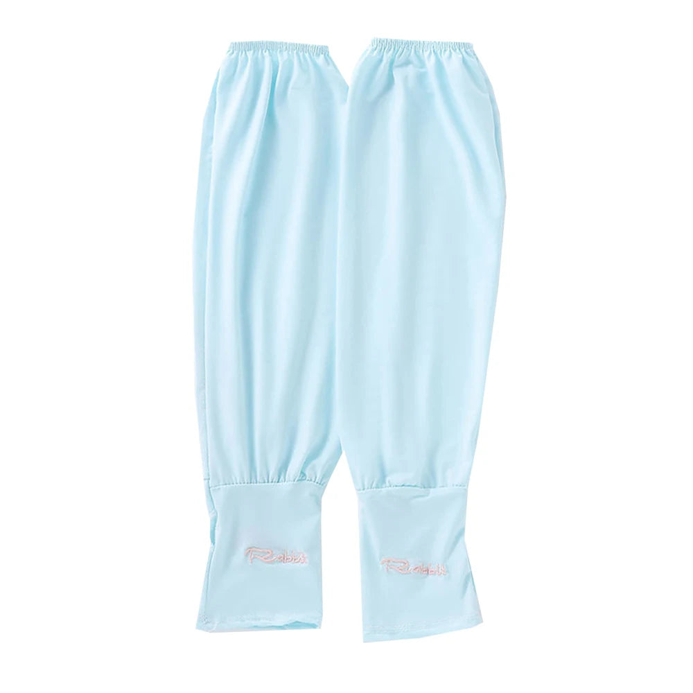 Sun Protection Cuffs Cycling Arm Warmer Cover Driving Fishing Running Arm Sleeves Long Gloves Ice Silk Sleeve Outdoor Sports