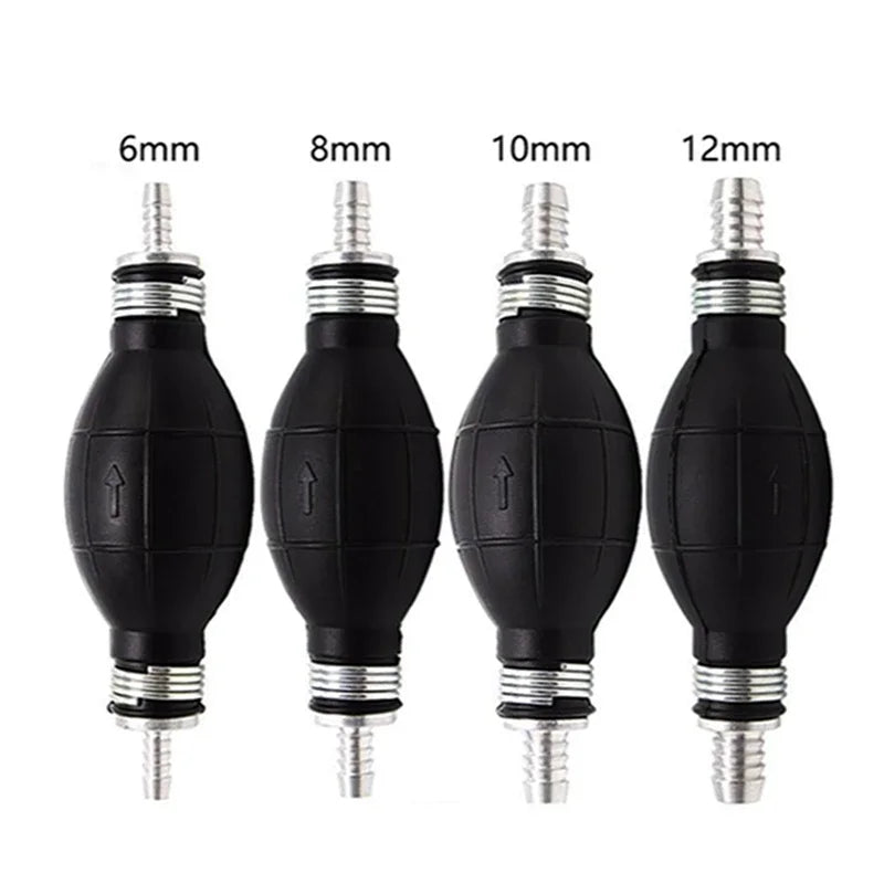 10mm Motorcycle Hand Gas Oil Pump Car Boat Gasoline Diesel Transfer Sucker Pipe Manual Fuel Pumps Water Injection Quality Rubber