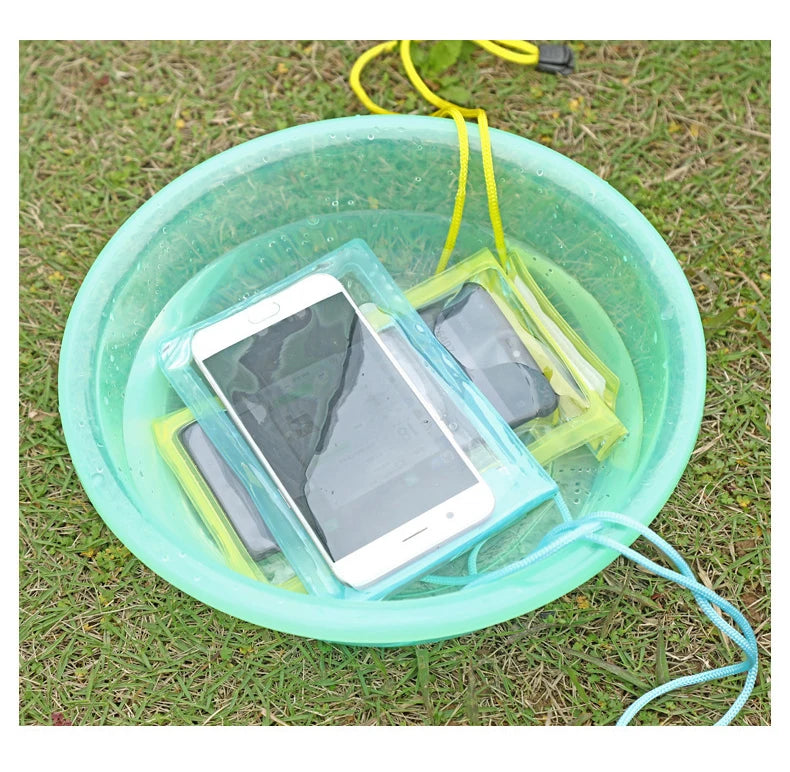 SUP Surfboard Universal Waterproof Bag Fishing Stand Up Paddle Board Transparent Mobile Phone Case Underwater Video Protective
