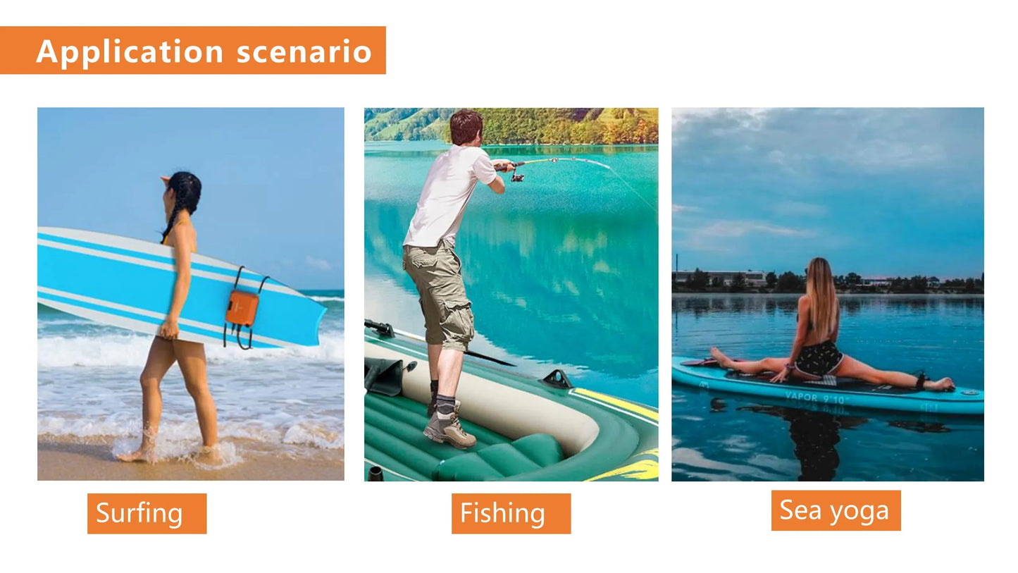 440W Electric Motor Underwater Scooter Kayak Booster SUP Inflatable Boat Motor Electric Outboard Motor for Surfboard Fishing 2A