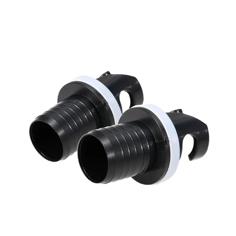 2Pcs Inflatable Kayak Boats Air Foot Hose Adapter Valves Adapter for Inflatables Foot Kayak Air Valves Adapter