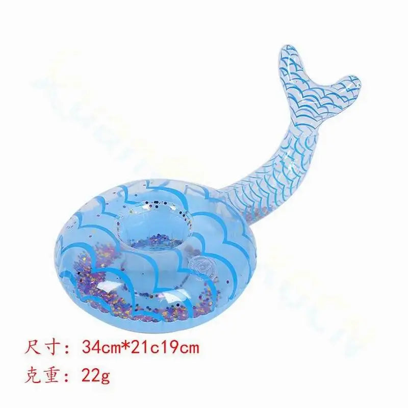 Inflatable Drink Holders Floating Toy Pool Party Bath drinking cup Seat Boat Kids Swimming Inflatable Float Water Fun Pool Toys