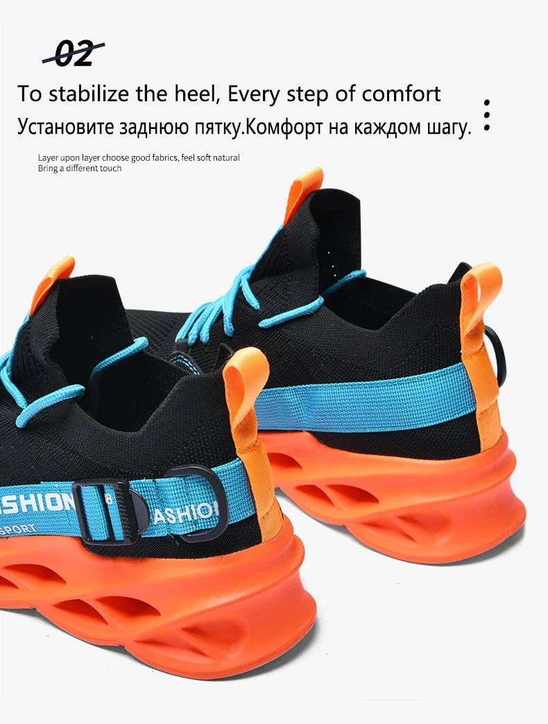 Men Shoes Breathable Fashion Mesh Running Shoes Man High Quality Unisex Light Tennis Baskets Athletic 2023 Sneakers for Men
