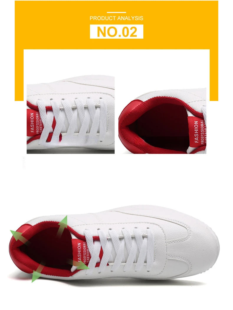 New PU Leather Sneakers Men Comforthable Vulcanized Shoes 2024 Trend Boys Sport Sneakers Mens Casual Shoes Fashion School Tennis