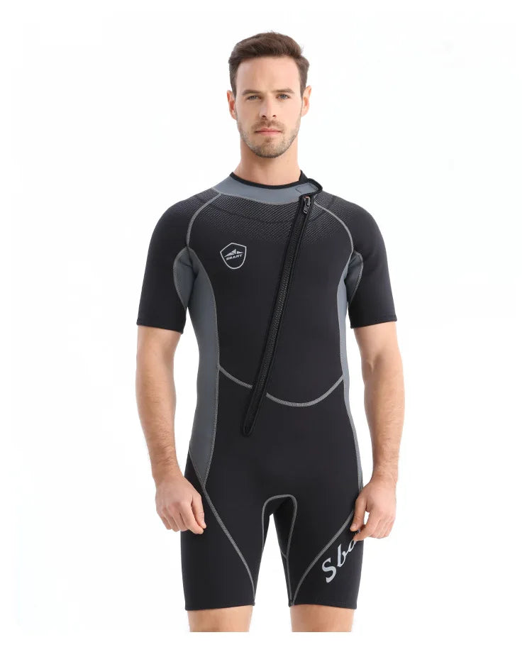 Wetsuit Man Surf Suit 1.5mm Neopreno Kitesurf Diving Suit Snorkeling Swimwear Rash Guards Kayaking Clothing Male Swimsuits