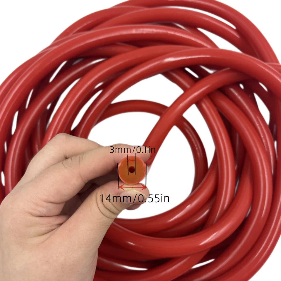 1Meters Spearfishing Rubber Tube Speargun 3*14mm Submarine Hunting With Elastic Latex Tube Rubber Tube For Under Water Fishing