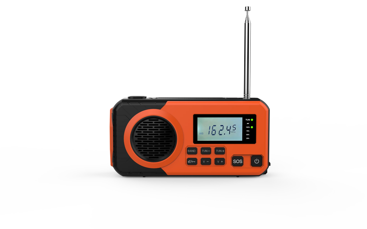 Solar Hand Crank Emergency Weather Radio,SW/AM/FM Portable Radio with 3 LED Flashlight 4000mAh Power Bank Cellphone Charger