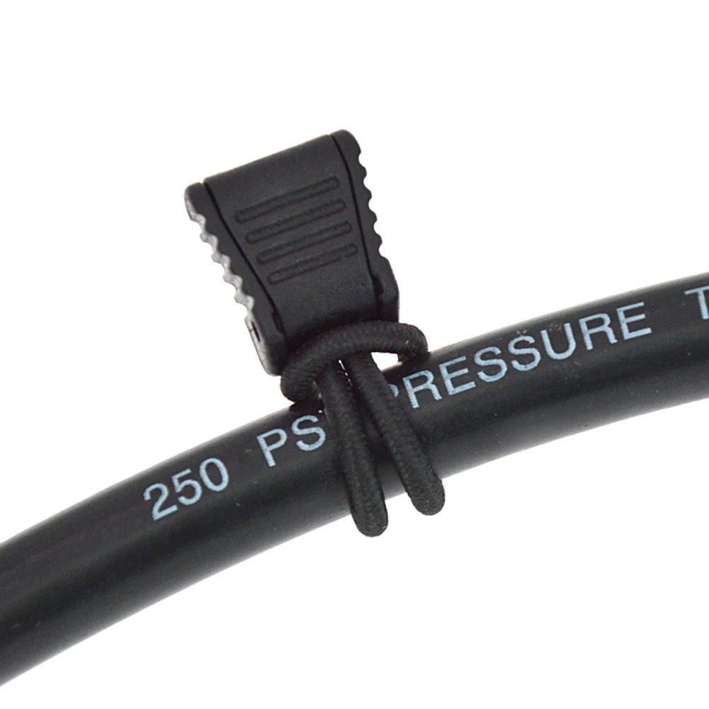 4pc Scuba Diving Dive Diver Hose Clip Retainer Holder Elastic Bungee Rope Tap Lightweight 6.5 Cm Diving Snorkel Attachment Rope