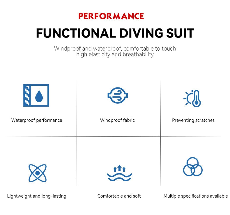 Men's 1.5mm Neoprene Hooded Diving Top Long Sleeves Wetsuit Jacket Split Sun Protection Anti-jellyfish Surfing Swimming Swimsuit