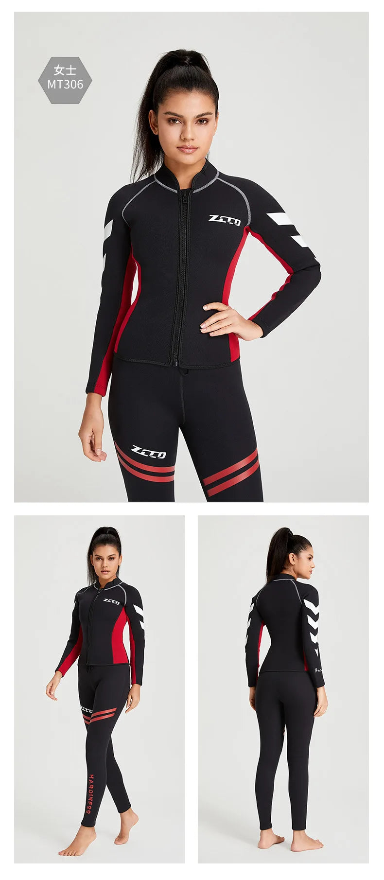 3mm Neopreno Wetsuit Surf Suit Pant Top Surfing Winter Swimwear Kitesurf Scuba Diving Suit Rash Guards Swimsuits Men Women