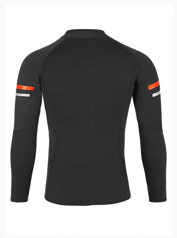 1.5mm wetsuit OUZO split diving top pants men's long sleeve cold protection sunscreen surf suit winter swimsuit scuba diving