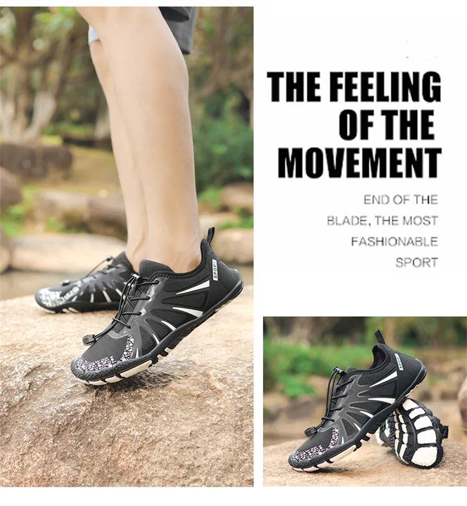 High Quality Cotton Lining Aqua Shoes Outdoor Beach Sandals Water Sports Upstream Shoes Comfortable Barefoot Wading Shoes Unisex