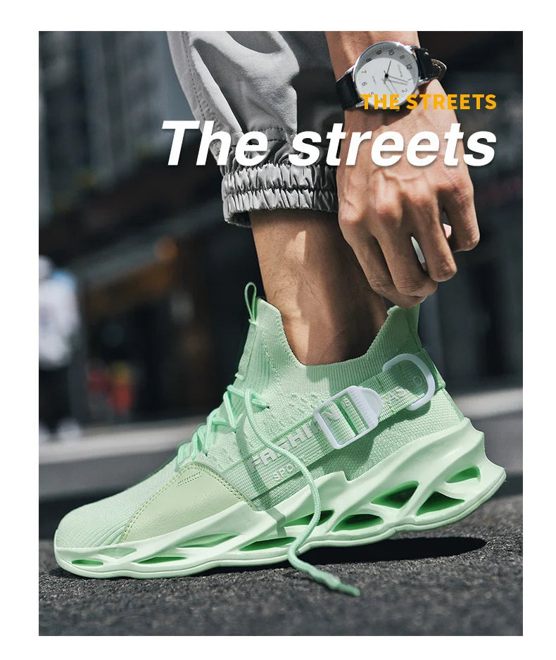 Men Shoes Breathable Fashion Mesh Running Shoes Man High Quality Unisex Light Tennis Baskets Athletic 2023 Sneakers for Men