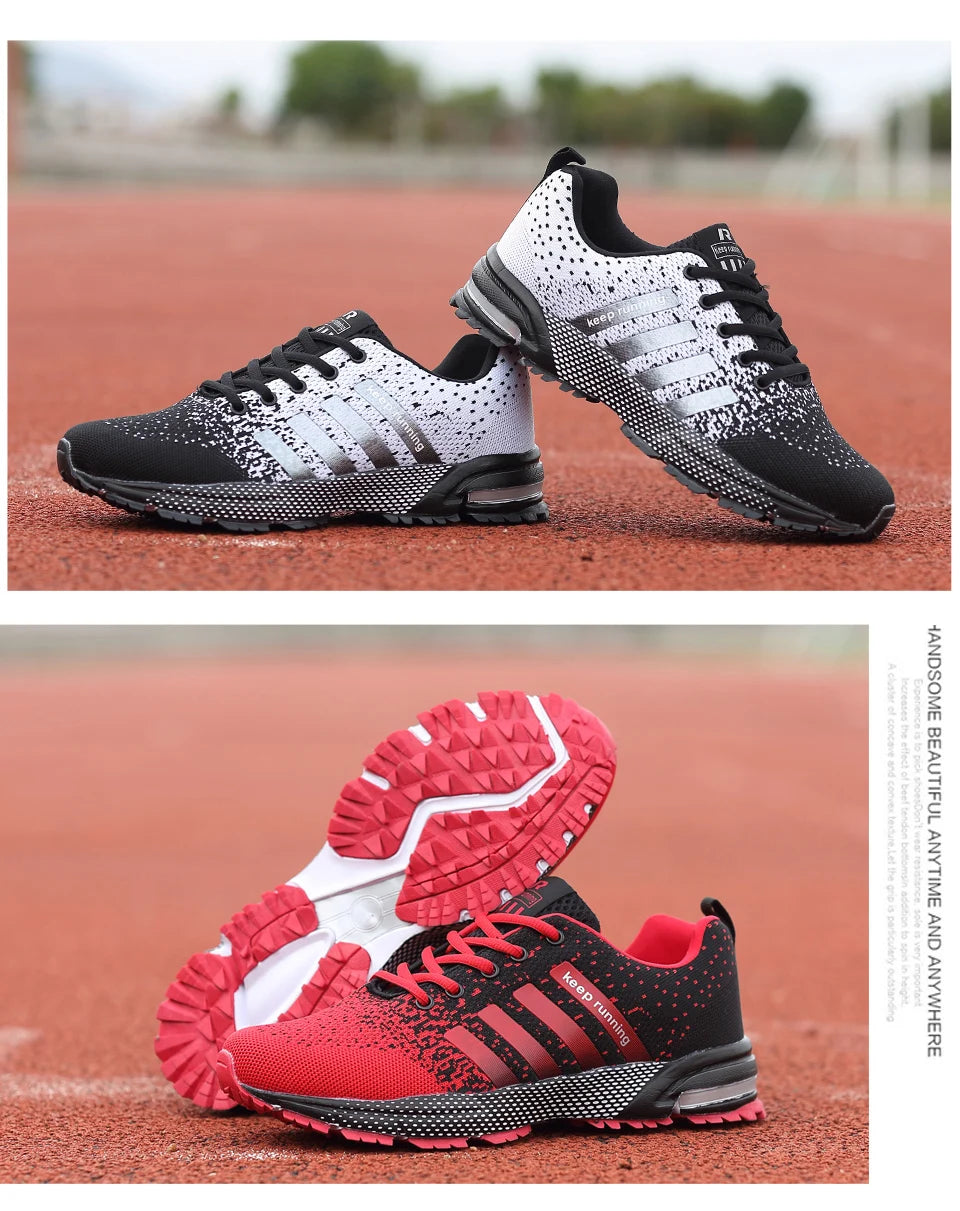 Men's new flat light casual sports shoes Fashion outdoor men's running shoes walking large size40-48