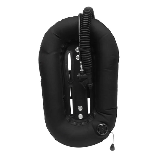 New 30Lbs Scuba Diving Snorkeling Donut Wing Single Tank BCD Buoyancy Compensator Professional Diver Gear,Black