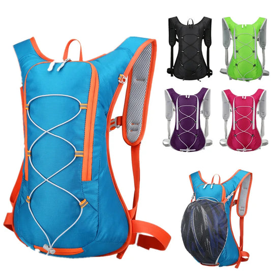 Outdoor Sport Bike Cycling Running Hiking Backpack Water Bag Storage Helmet Pack Waterproof UltraLight Adjustable Backpack