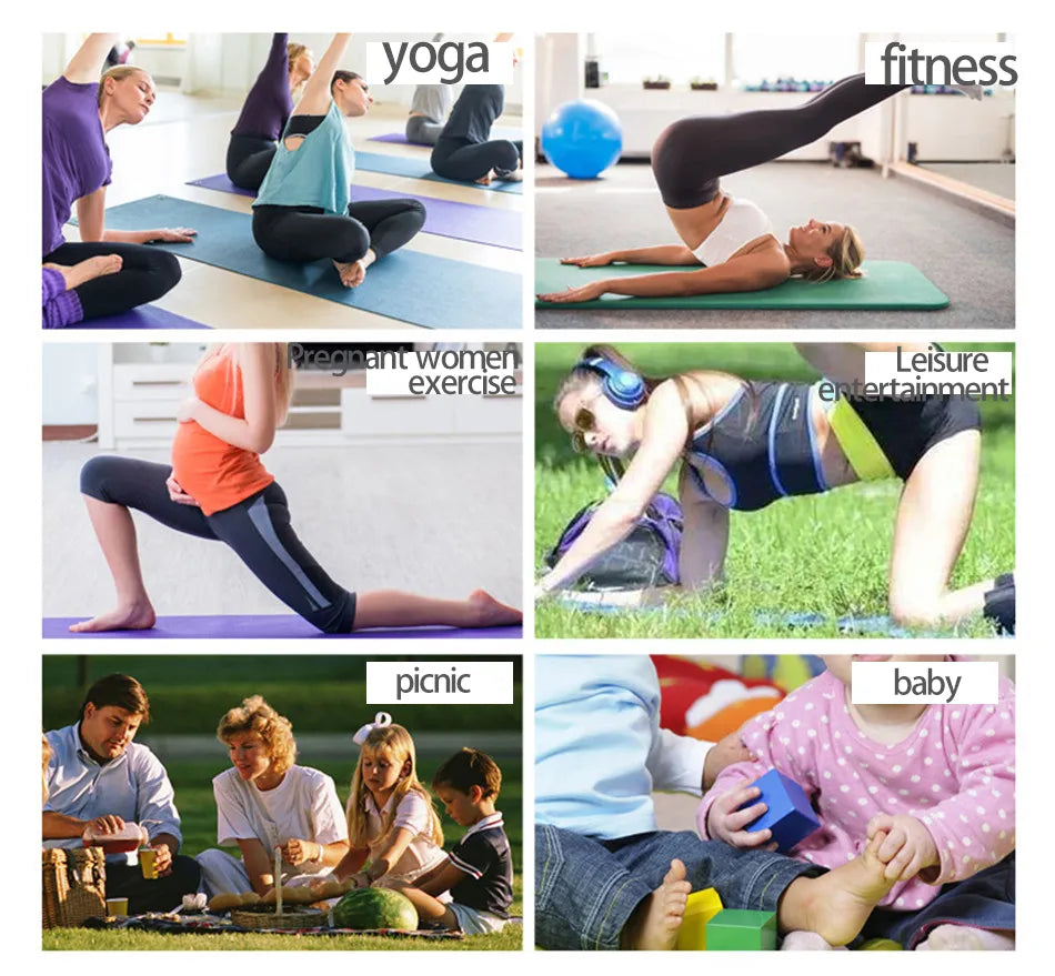 3MM/6MM Thick Yoga Mat Anti-skid Sports Fitness Mat EVA Comfort Foam yoga matt for Exercise, Yoga, and Pilates Gymnastics mat