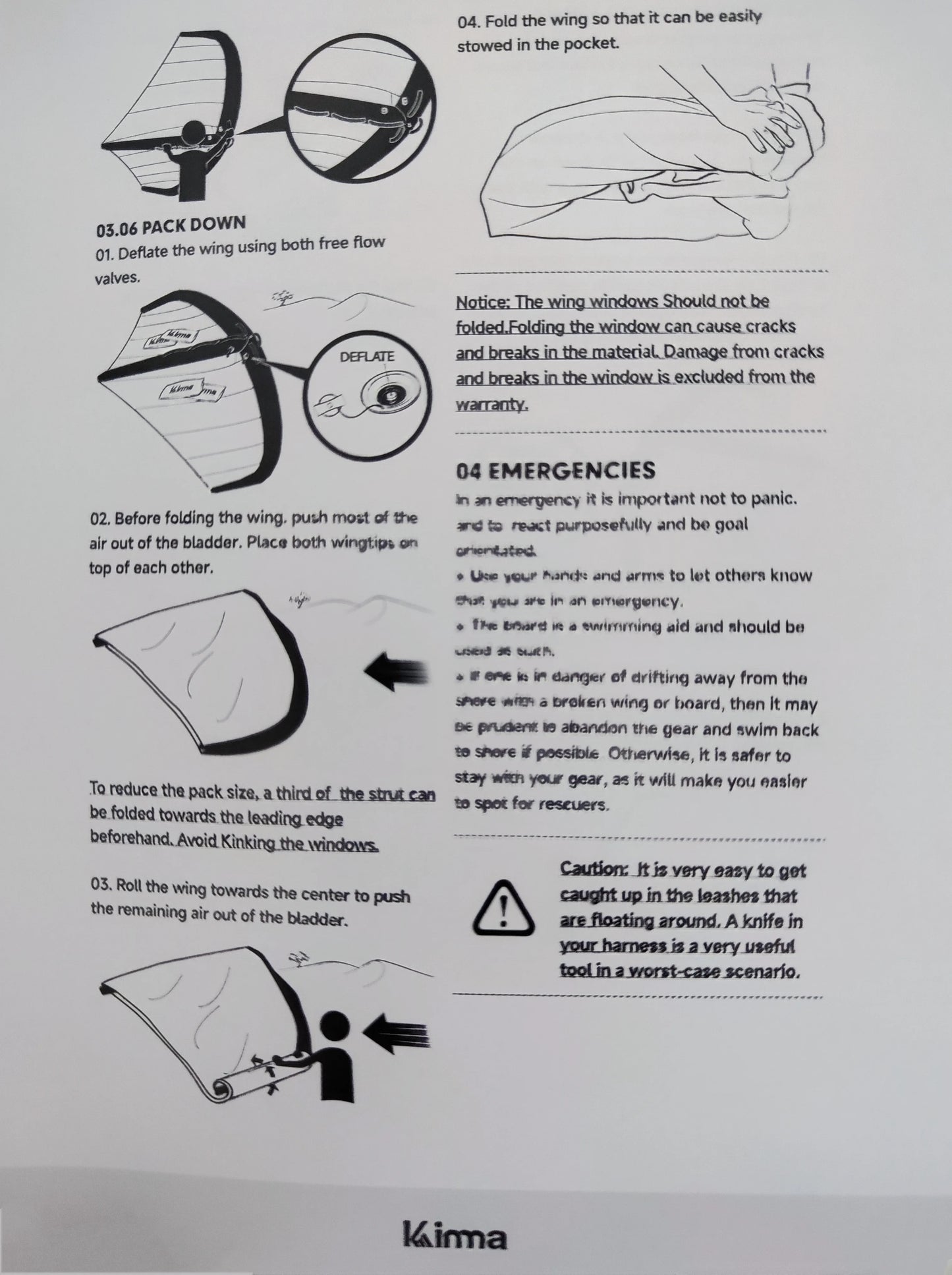 Inflatable Wingsurf Kite Fabric Wing Foil 5m Portable Surfboard Sup Board 5psi Accessories Outdoor Water Sports Equipment 2024