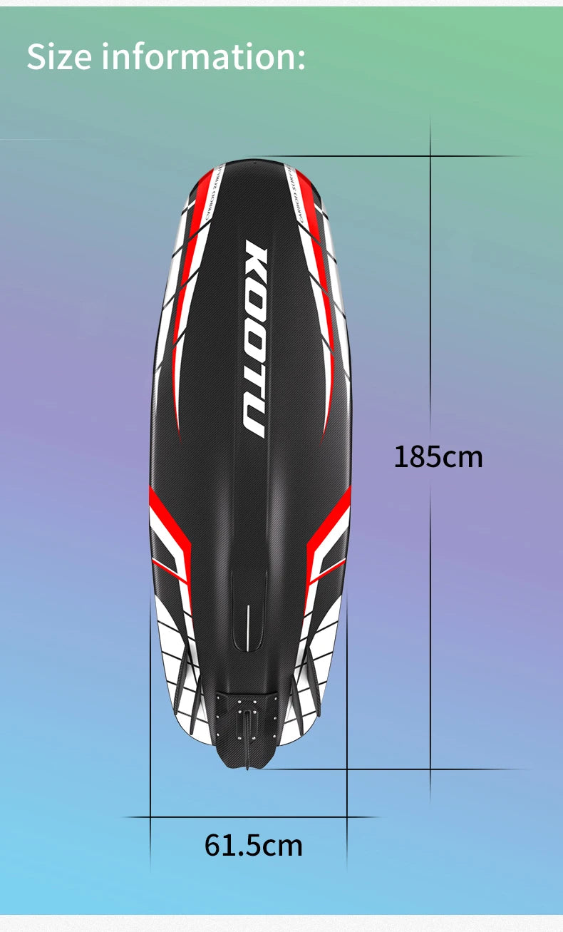KOOTU Jet Surfboards Full Carbon Fiber Surfboards Gasoline Surfboards 109cc Power Electric Surfboards Water Surfboards