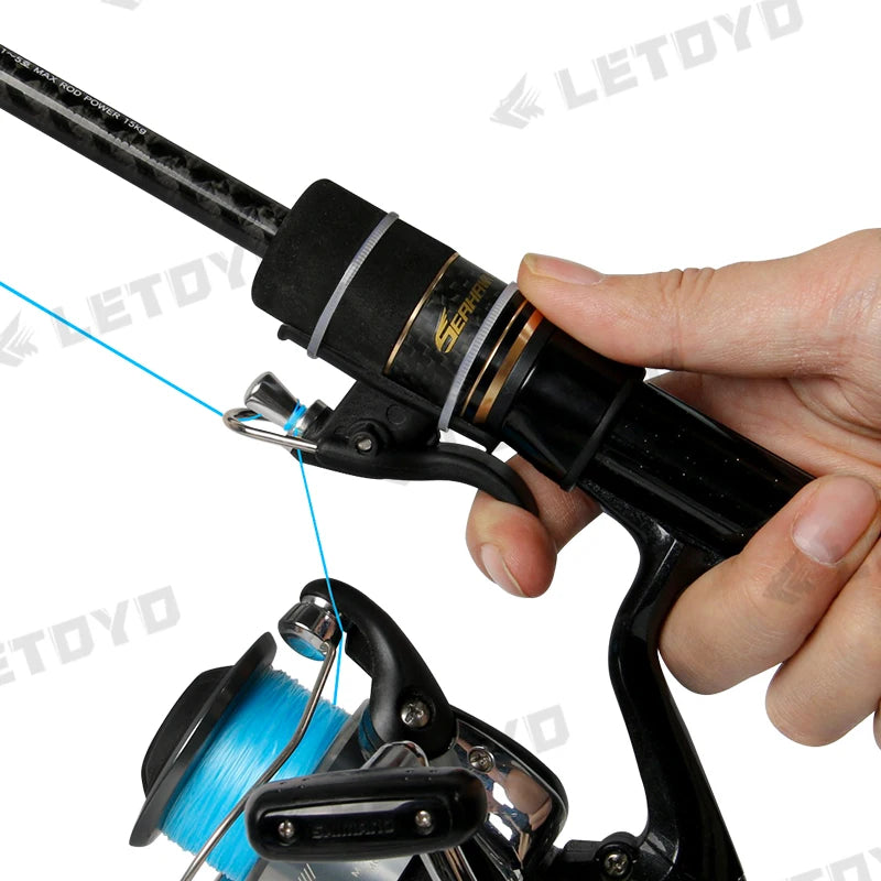 LETOYO Surf Casting Cannon Clip Trigger Thumb Button Breakaway Cannon Casting Finger Protector Casting Aid For Sea Surf Fishing