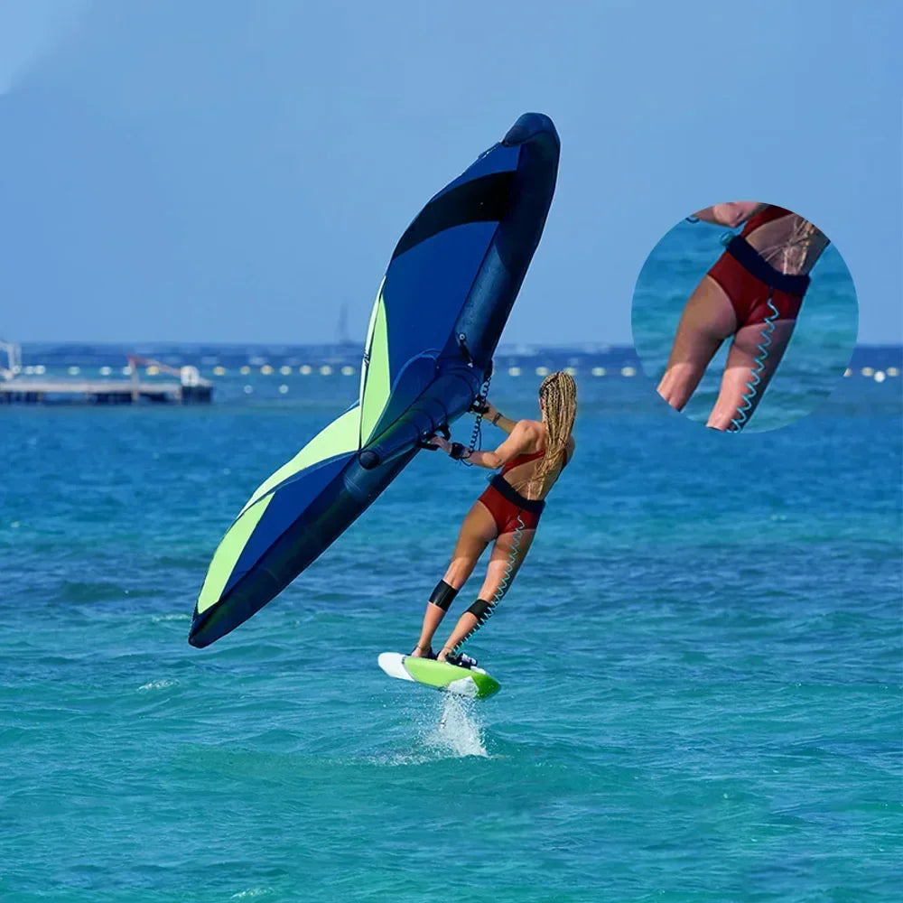 SUP Board Electric Surf Board Hydrofoil Surfboard Waist Rope Surf Leash 10FT For Water Sports Hydrofoil Surf Board Waist Rope