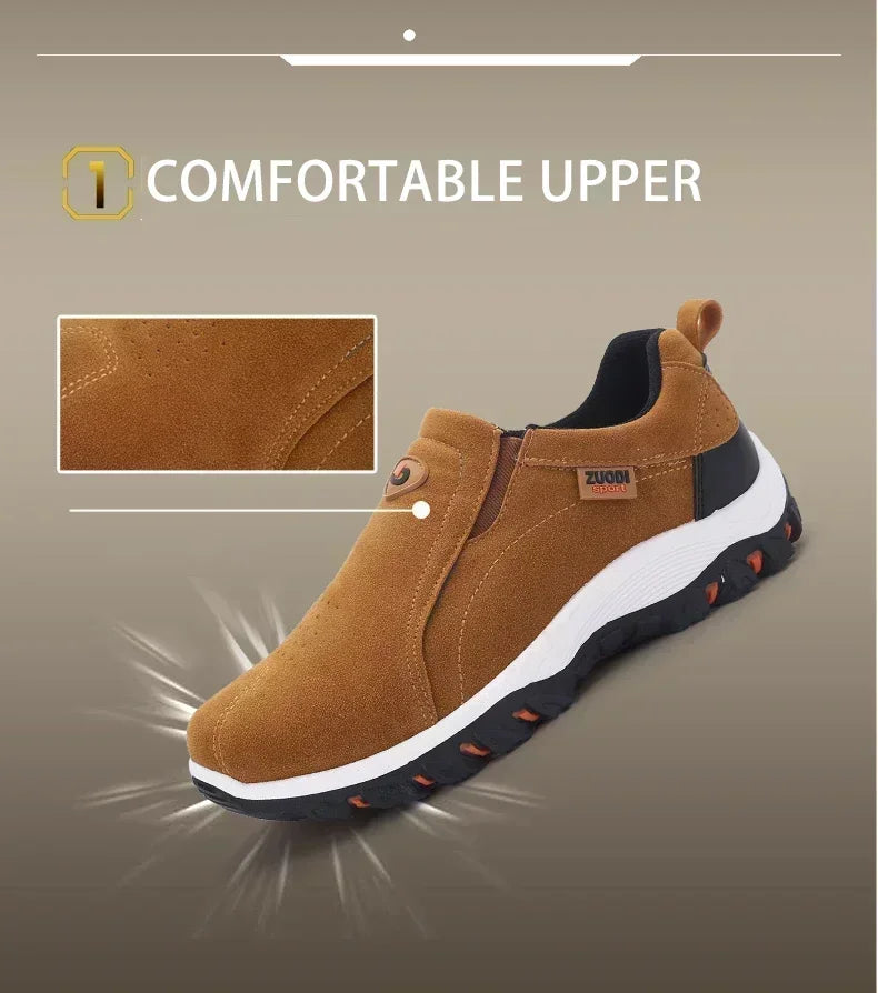 2024 New Outdoor Lightweight Men's Casual Sports Slip-on Walking Shoes Hot Selling Men's Loafers Breathable Flat Shoes for Men