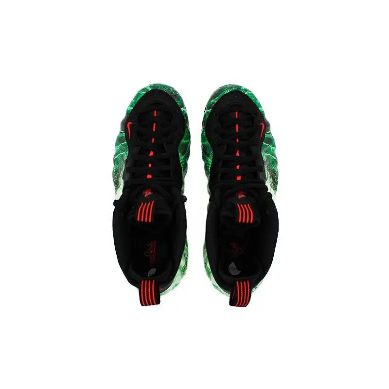 【Customize】Nike Foamposite One Vintage Basketball Shoes Men Mid-top White/Green Sneakers shoes 314996-014