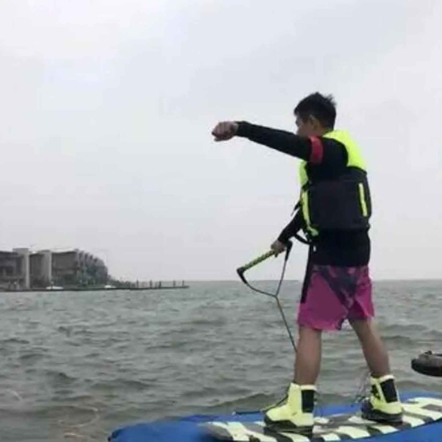 1 Pcs Water Ski Surfing Rope Floating Wakesurf Ropes Speedboat Boat Tow Rope with Grip Water Sport Surfing Accessories