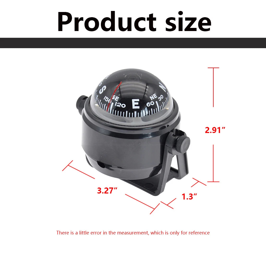 1 Set Boat Compass Direction Display Equipment Practical Simple Navigation Tools Sailing Tool with Clear Displaying for Outdoor