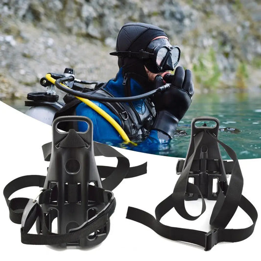 Diving Tank Bracket  Safe Oxygen Cylinder Support Diving Tank Holder  Nylon Diving Tank Backpack for Under Water Sports