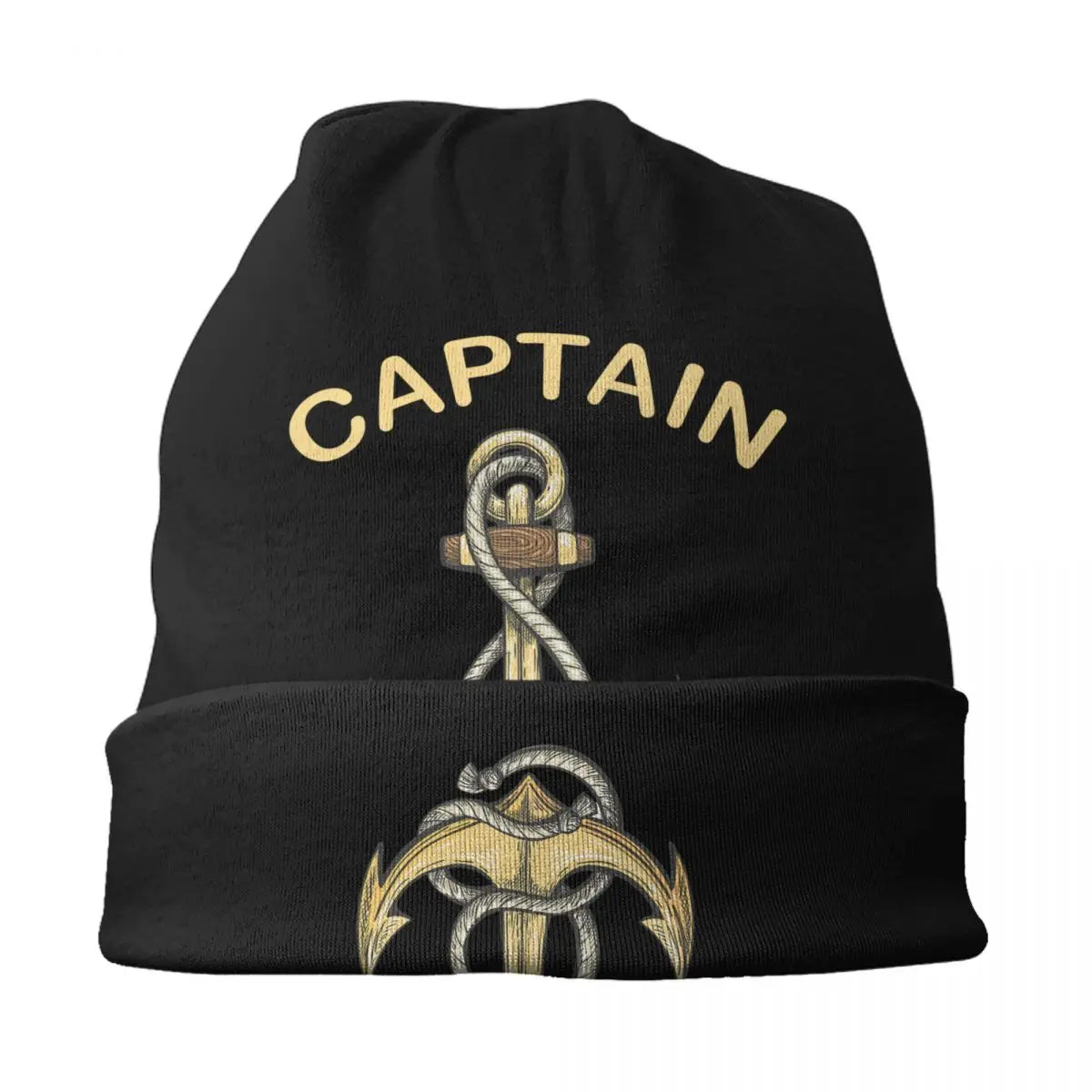 Nautical Captain Anchor Skullies Beanies Caps Men Women Unisex Cool Winter Warm Knitted Hat Adult Sailor Adventure Bonnet Hats