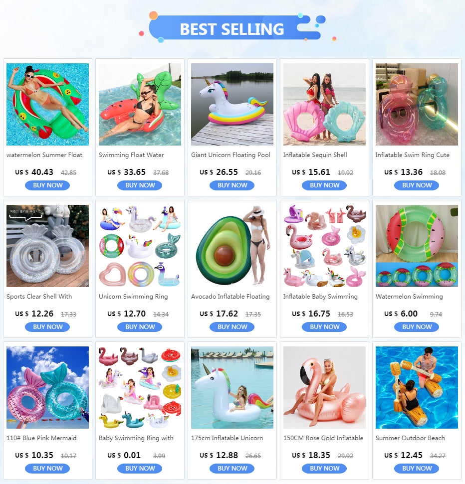 Summer Outdoor Beach Pool Inflatable Swimming Rings Women men Double Beat Swim Log Stick Set Ring Pool water sports