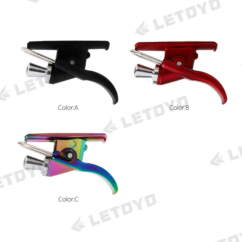 LETOYO Surf Casting Cannon Clip Trigger Thumb Button Breakaway Cannon Casting Finger Protector Casting Aid For Sea Surf Fishing