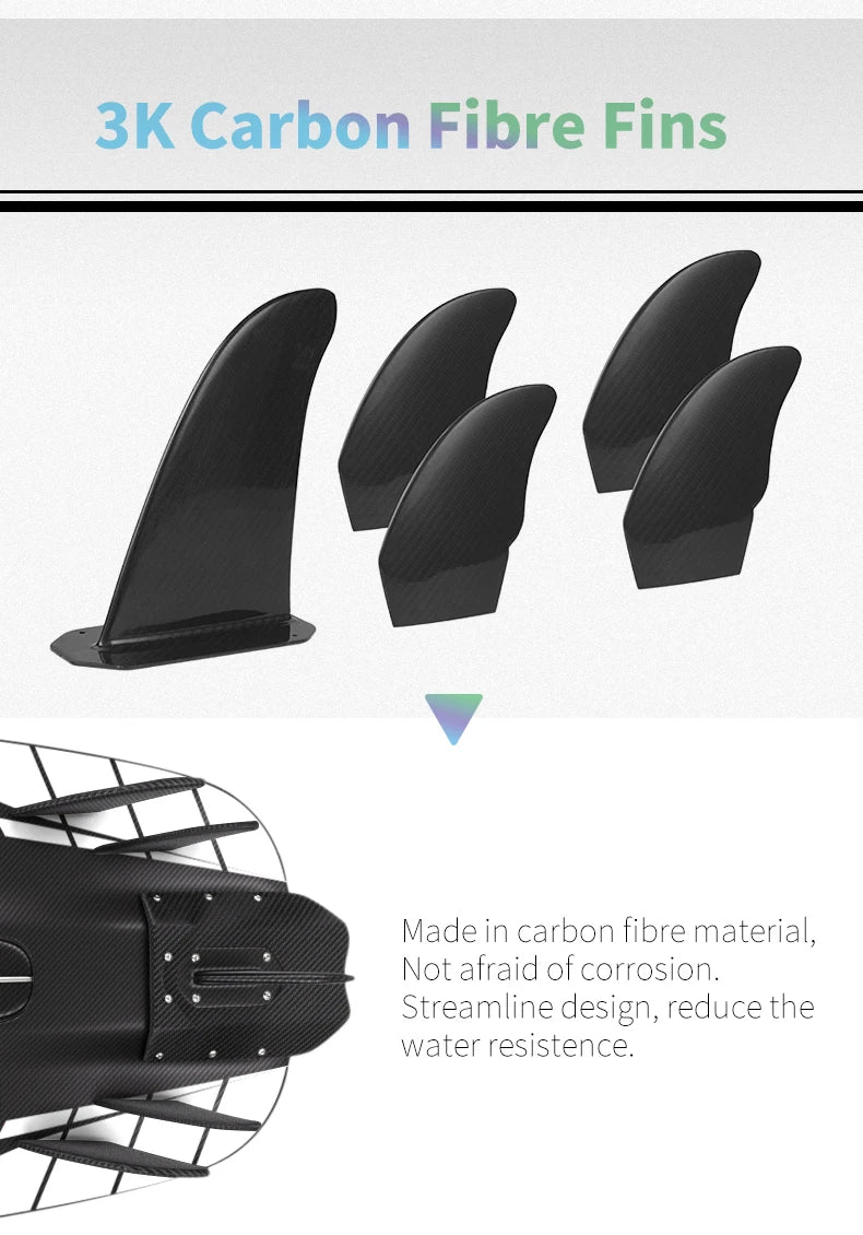 KOOTU Jet Surfboards Full Carbon Fiber Surfboards Gasoline Surfboards 109cc Power Electric Surfboards Water Surfboards