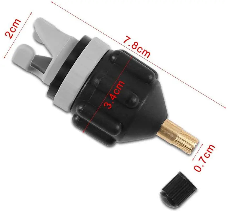 SUP Surfboard Air Pump Adapter Inflatable Stand Up Paddle Board Rubber Boat Kayak Valve Tire Compressor Converter Surfing Nozzle