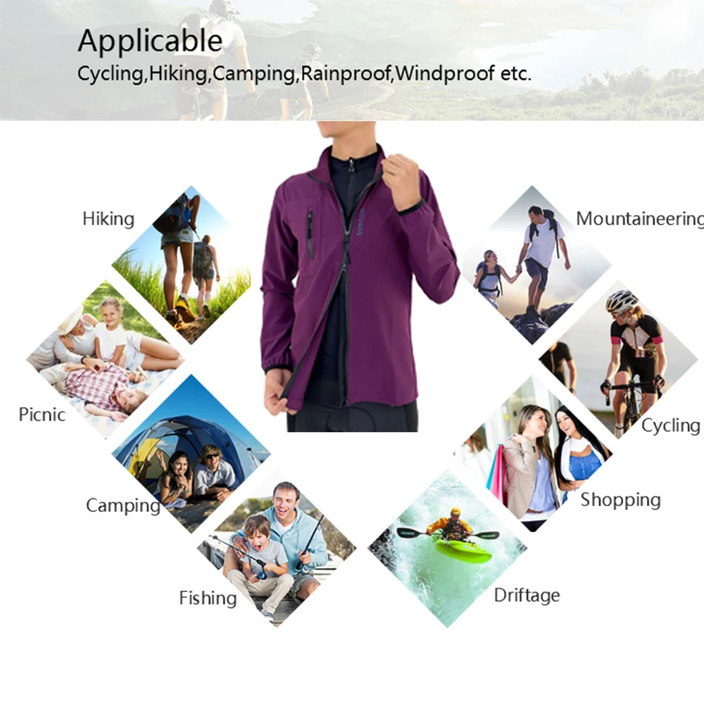 WOSAWE Men's Cycling Windbreaker Gravel Man Bicycle Windshield Jacket Bike Vest Gilet MTB Racing Long Sleeve Coat Wind Jacket