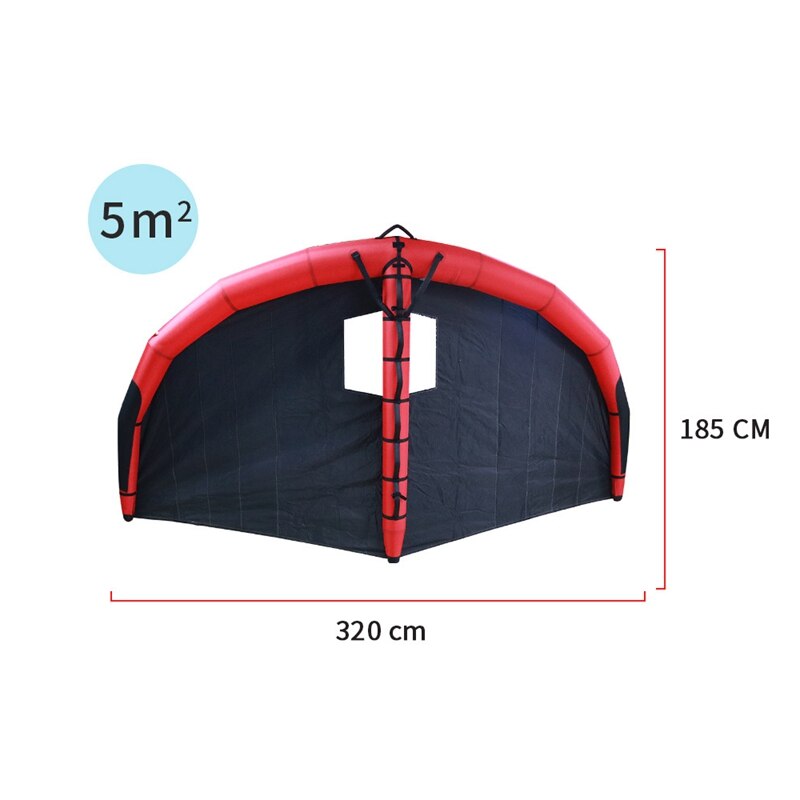 Surfing Wing Foil Surf Hydrofoil Inflatable Wingfoil Kite Wingsurf 4m/5m Skiing Ice Snow Sports