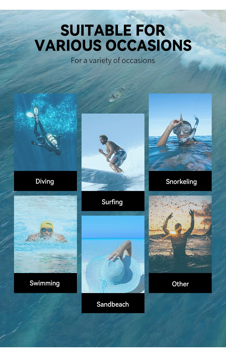 Men's 1.5mm Neoprene Hooded Diving Top Long Sleeves Wetsuit Jacket Split Sun Protection Anti-jellyfish Surfing Swimming Swimsuit