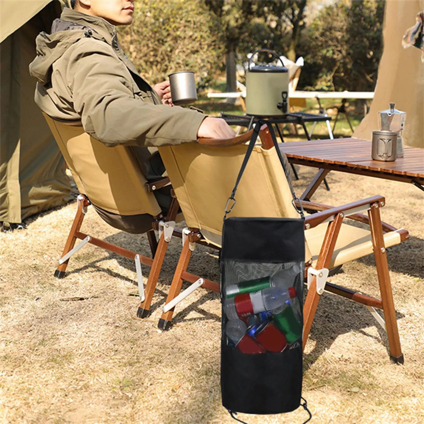 Saco de lixo portátil para barco, acessórios marinhos, durável, reutilizável, armazenamento, adequado para barcos, caiaque, praia, pesca, trailer